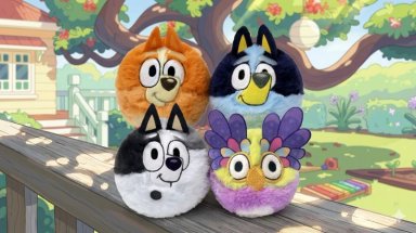 PACK 4 PELUCHES BLUEY BEANIE BOUNCERS ORIGINALES - 3