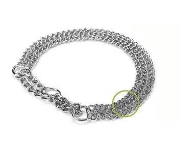 COLLAR DE AHORQUE, SISTEMA  MARTINGALE PARA PERROS 50 CM - 4