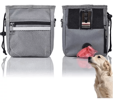 BOLSO TRANSPORTADOR PERROS SNACK PREMIOS PASEO ENTRENAMIENTO DEFENSOR FOREVER NEGRO - 1