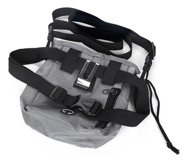 BOLSO TRANSPORTADOR PERROS SNACK PREMIOS PASEO ENTRENAMIENTO DEFENSOR FOREVER NEGRO - 6