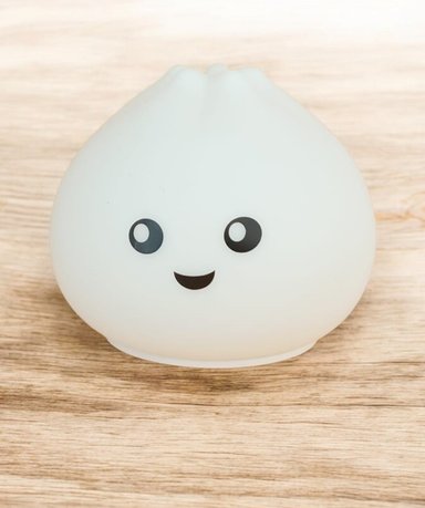 LÁMPARA DISEÑO DUMPLING, ESPANTA CUCO SILICONA KAWAII USB - 2