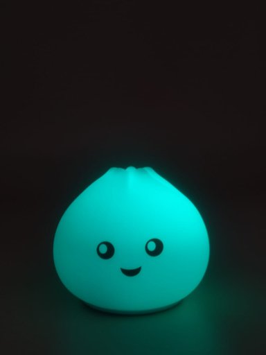 LÁMPARA DISEÑO DUMPLING, ESPANTA CUCO SILICONA KAWAII USB - 4