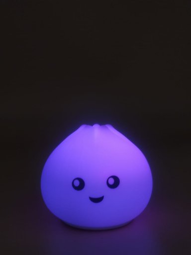 LÁMPARA DISEÑO DUMPLING, ESPANTA CUCO SILICONA KAWAII USB - 5