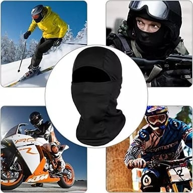 BALACLAVA MICROFIBRA, PASAMONTAÑA MOTO BICI NIEVE. - 4