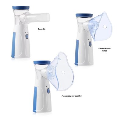 NEBULIZADOR PORTATIL NIÑOS Y ADULTOS PARA EL ASMA INHALADOR - 3