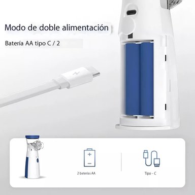 NEBULIZADOR PORTATIL NIÑOS Y ADULTOS PARA EL ASMA INHALADOR - 5