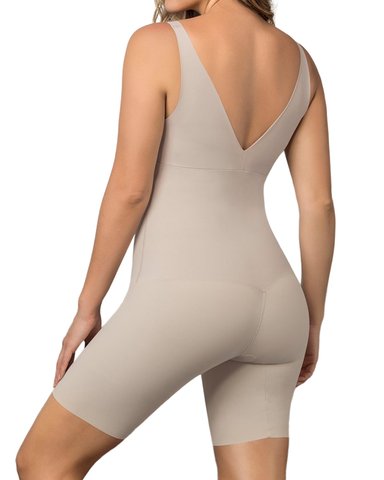 FAJAS MUJER LEONISA 18483 BODY CONTROL MODERADO CAFÉ - 2