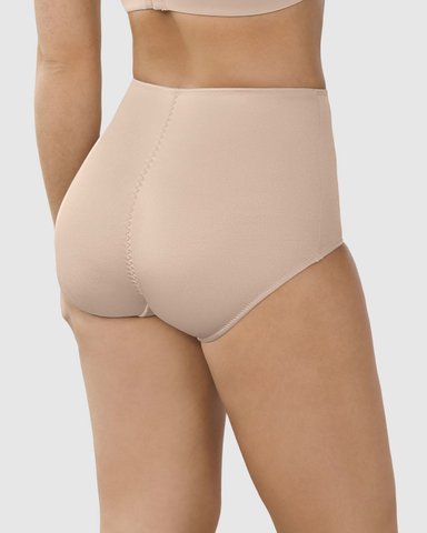 FAJAS MUJER LEONISA 233 PANTY CONTROL SUAVE BEIGE - 2