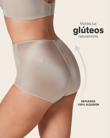 FAJAS MUJER LEONISA 233 PANTY CONTROL SUAVE BEIGE - 4