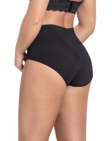 CALZON CLASICO INVISIBLE DE CONTROL FUERTE 012949 NEGRO - 2