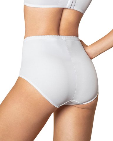 CALZÓN MUJER LEONISA 72219 CLÁSICO CONTROL SUAVE CON EXCELENTE MODELACIÓN BLANCO - 2