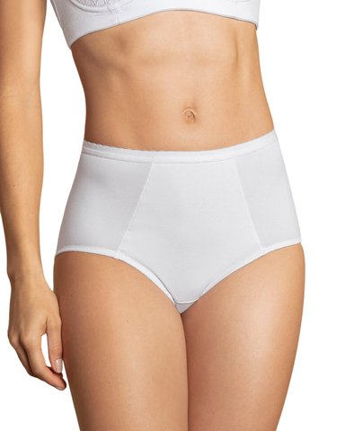 CALZÓN MUJER LEONISA 72219 CLÁSICO CONTROL SUAVE CON EXCELENTE MODELACIÓN BLANCO - 5