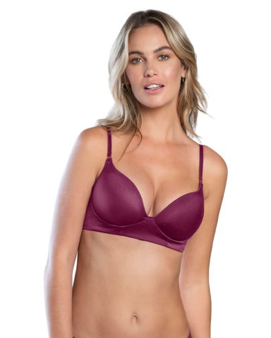 SOSTÉN MUJER LEONISA 11979 SÚPER PUSH UP VINO TINTO - 1