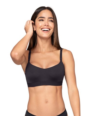 SOSTE N TIPO TOP ULTRALIVIANO CON COPAS INTERNAS FIJAS 71346 NEGRO - 1