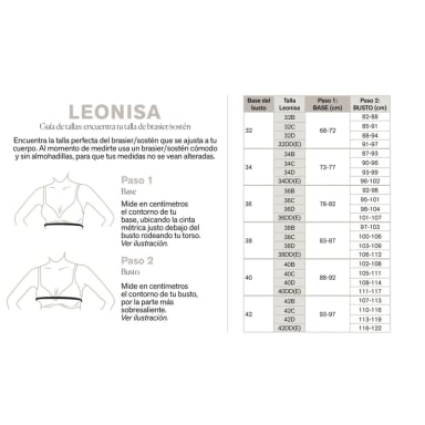 SOSTÉN MUJER LEONISA 61308 STRAPLESS CON REALCE INCORPORADO AZUL CLARO - 3