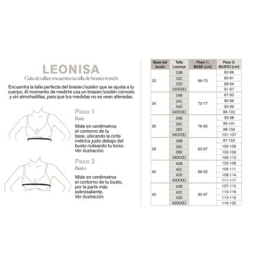 SOSTÉN MUJER LEONISA 11965 TIPO BUSTIER DE REALCE SUAVE FUCSIA - 7