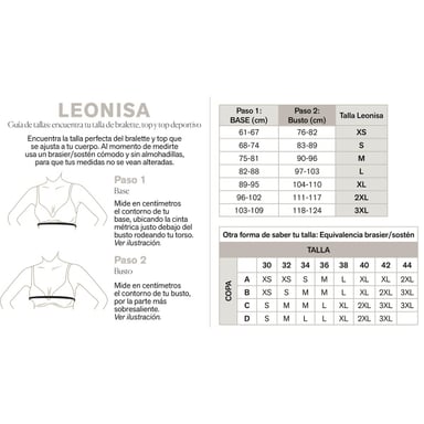 TOP MUJER LEONISA 91088 TECNOLOGÍA SEAMLESS CON TEXTURA ACANALADA NATURAL COMFORT BLANCO - 3