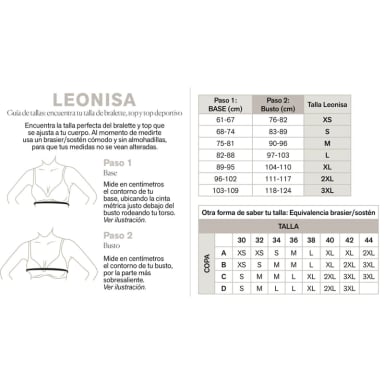 TOP MUJER LEONISA 91088 TECNOLOGÍA SEAMLESS CON TEXTURA ACANALADA NATURAL COMFORT CAFÉ MEDIO - 3