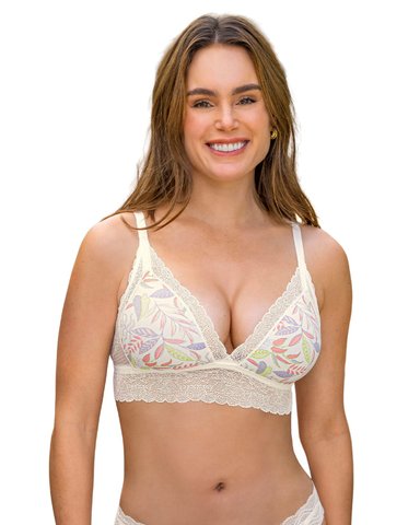 BRALETTE EN ENCAJE SEXY Y NATURAL 091009 MARFIL - 1