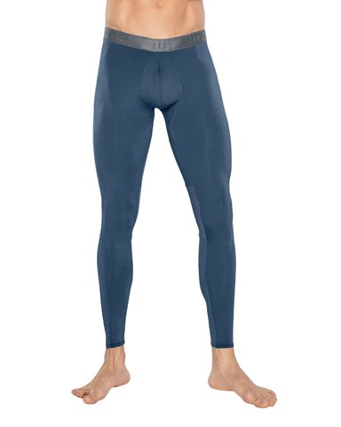 LEO CALZA DEPORTIVA EN MICROFIBRA CON MALLAS TRANSPIRABLES PARA HOMBRE 033314 AZUL - 1
