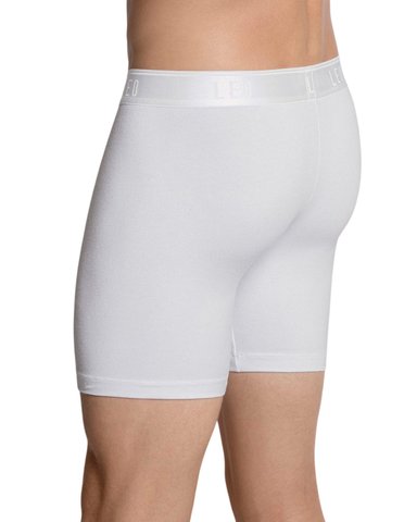 LEO BOXER MEDIO EN ALGODON 033360 BLANCO - 2