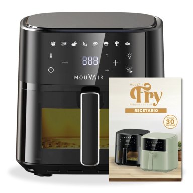 FREIDORA DE AIRE MOUVAIR 6L CLEAR FRY - 1