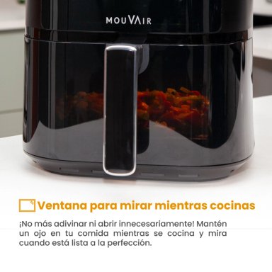 FREIDORA DE AIRE MOUVAIR 6L CLEAR FRY - 4