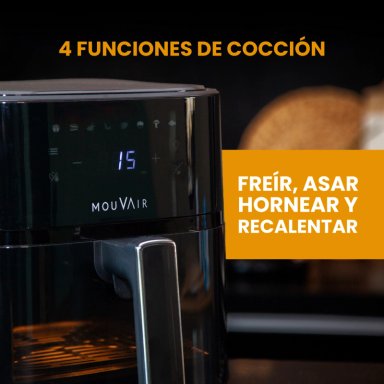 FREIDORA DE AIRE MOUVAIR 6L CLEAR FRY - 6