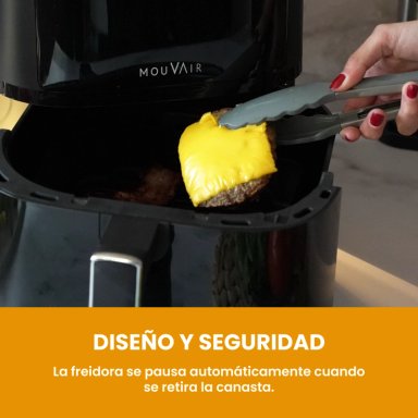 FREIDORA DE AIRE MOUVAIR 6L CLEAR FRY - 8