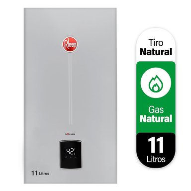 CALEFONT A GAS NATURAL 11 L RHEEM TIRO NATURAL - 1