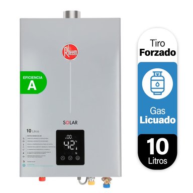 CALEFONT RHEEM 10 LITROS GAS LICUADO TIRO FORZADO - 1