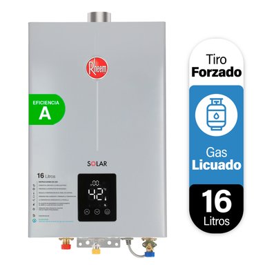 CALEFONT A GAS LICUADO 16 L RHEEM TIRO FORZADO - 1