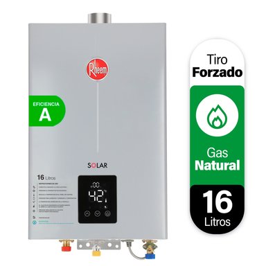CALEFONT A GAS NATURAL 16 L RHEEM TIRO FORZADO - 2