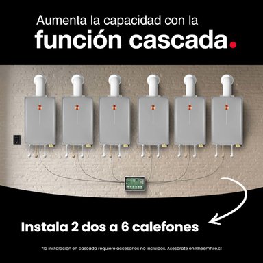 CALEFONT 28 LITROS GAS LICUADO TIRO FORZADO RHEEM - 6