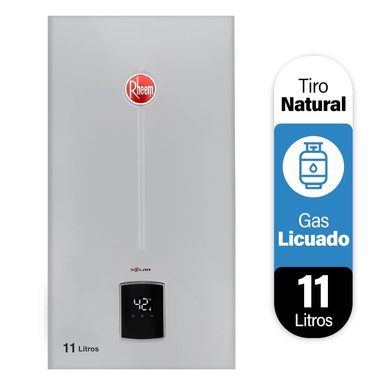 CALEFONT 11 LITROS GAS LICUADO TIRO NATURAL RHEEM - 4