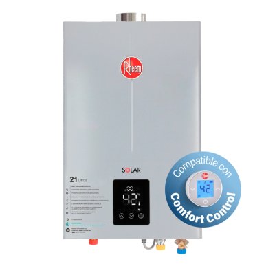CALEFONT 21 L GAS NATURAL T. FORZADO + CONTROL DIGITAL RHEEM - 5