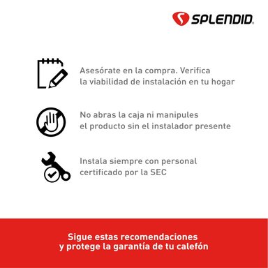 CALEFONT A GAS LICUADO 10 L SPLENDID TIRO FORZADO - 8