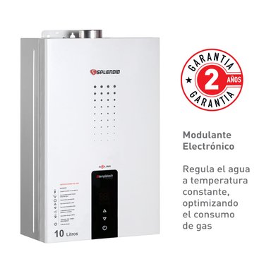 CALEFONT A GAS NATURAL 10 L SPLENDID CÁMARA ESTANCA - 4