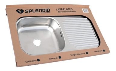 LAVAPLATOS SOBREPONER 800X500 COMBINACION DERECHO SPLENDID - 7