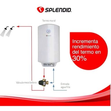VALVULA MEZCLADORA TERMOSTATICA ESBE DE 1/2 PARA TERMOS - 3