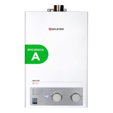 CALEFONT A GAS LICUADO 10 L SPLENDID TIRO FORZADO + KIT INSTALACIÓN - 2