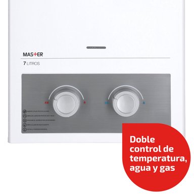 CALEFONT A GAS LICUADO 7 L SPLENDID TIRO NATURAL - 3