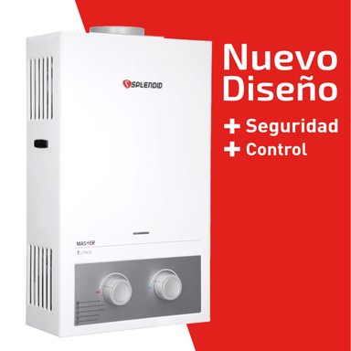 CALEFONT A GAS LICUADO 7 L SPLENDID TIRO NATURAL - 5