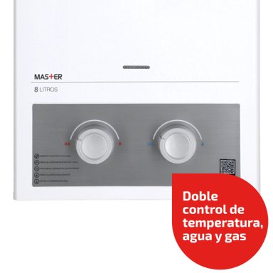 CALEFONT A GAS LICUADO 8 L SPLENDID TIRO NATURAL - 6