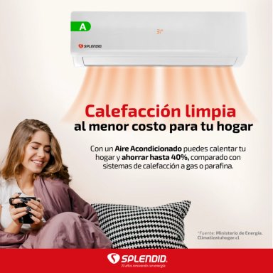 AIRE ACONDICIONADO SPLIT 9000BTU SPLENDID - 5
