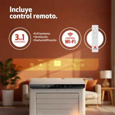 AIRE ACONDICIONADO SPLENDID PORTATIL 12000 BTU WIFI - 9
