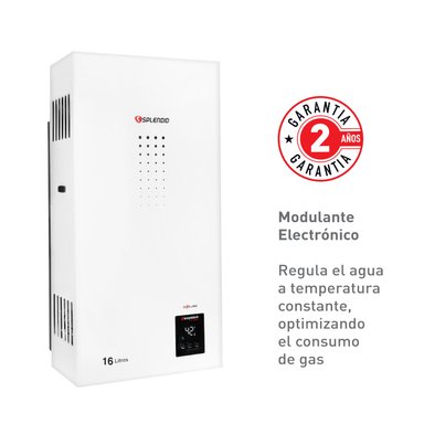 CALEFONT 16 LITROS GAS NATURAL TIRO NATURAL SPLENDID - 4