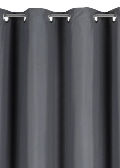 CORTINA BLACKOUT 100% ENGOMADA TERMICA TELA LIGERA 140X225 - MICROFIBRA PREMIUM - 2 PAÑOS GRIS OSCUR - 7