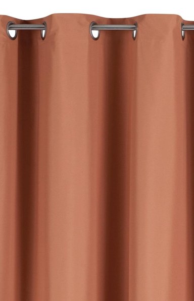 CORTINA BLACKOUT 100% ENGOMADA TERMICA TELA LIGERA 140X225 - MICROFIBRA PREMIUM - 2 PAÑOS NARANJO - 7