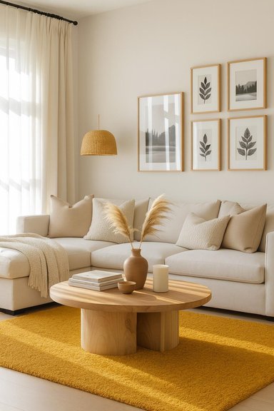 ALFOMBRA CLEMS TIMMY PELUDA EXTRA SUAVE AMARILLO GOLD GOLDEN 150 X 200 CM - 4